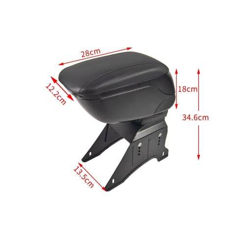 Cotiera auto universala neagra cu suport metalic Cod: 48014 3