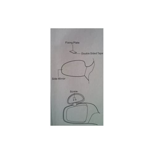 Oglinda unghi mort universala neagra 11.5cm Cod: FD080 2