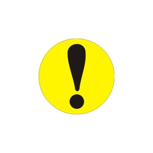 Abtibild "Semn incepator mare reflectorizant" Cod: DZ-9