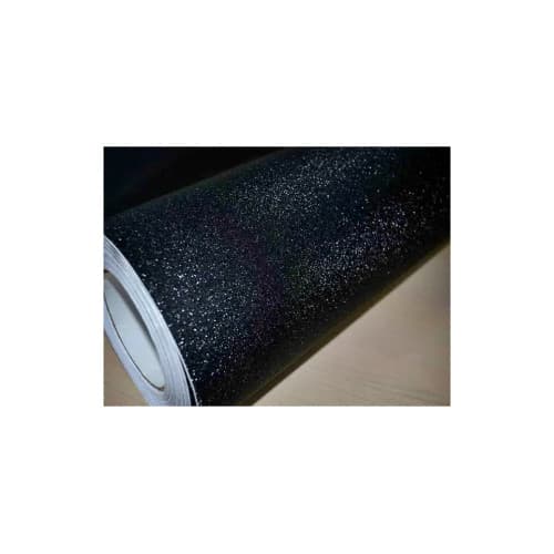 Folie auto Negru cu efect de sclipici cu tehnologie de eliminare a bulelor 1.5mx1m Cod: SD06/SD30-BL