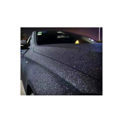 Folie auto Negru cu efect de sclipici cu tehnologie de eliminare a bulelor 1.5mx1m Cod: SD06/SD30-BL 4