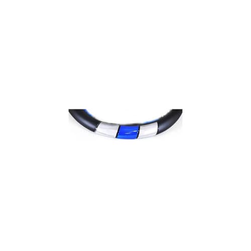 Husa volan marimea M , culoare Neagra si dunga diverse culori Cod: XSH5150 3