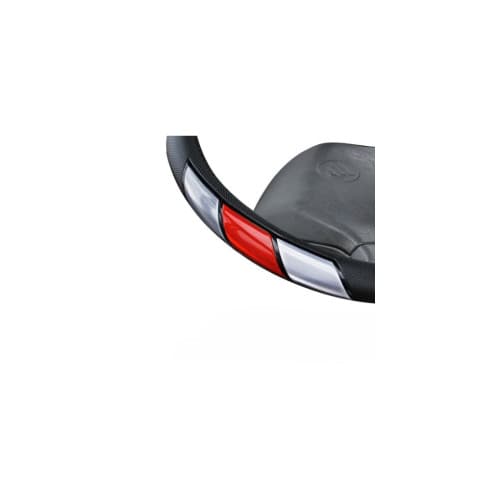 Husa volan marimea M , culoare Neagra si dunga diverse culori Cod: XSH5150 4