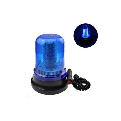 Girofar cu magnet 120 LED Culoare Albastra 12-24V Cod: 51066 2