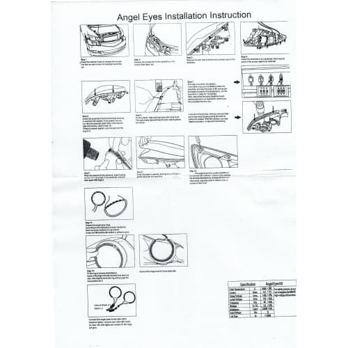 Angel Eyes CCFL compatibil Opel Astra COD 4040 2