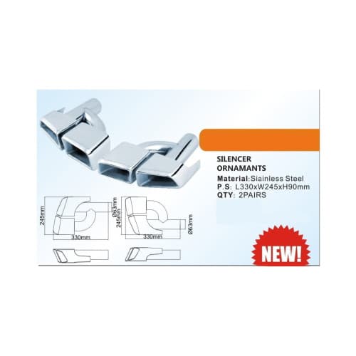 Ornament toba compatibil Mercedes E AMG Cod: EAMG