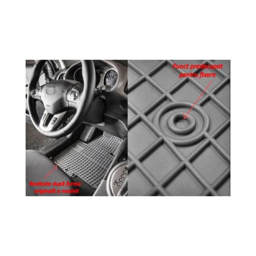 Covoare interior cauciuc El Toro compatibile Honda Civic IX 4D Sedan 2012-> Cod: 0834 P50 2