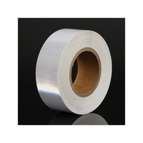 Banda reflectorizanta tip fagure culoare Alba 5cmx25m Cod: CH-022W 2