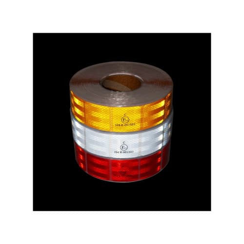 Banda reflectorizanta intrerupta Premium Omologata U.E. culoare Rosie Cod: RI01R 3