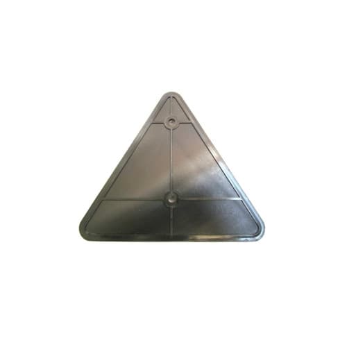 Triunghi alb reflectorizant cu prindere in 2 puncte Cod: TR014 2