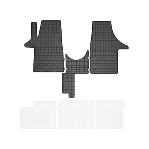 Covoare interior cauciuc El Toro compatibile Volkswagen T6 2015-> Cod: D0073 P60