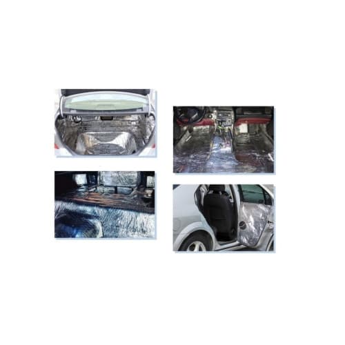 Rola insonorizant aluminiu 6mm izolatie fonica si termica 1mx10m Cod: 022AL 2