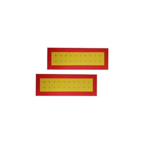 Set 2 placi reflectorizante tip B (mari) dreptunghiulare Cod: 10391116