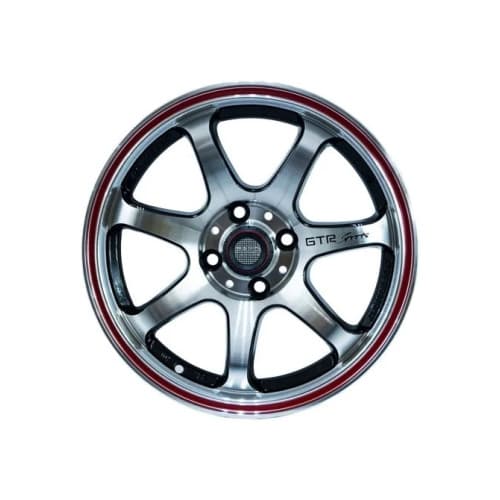 Jante ART 16x7 4x108 ET35 Negru polish compatibile Ford, Volvo, Peugeot, Citroen Cod: K356BP R-L 2