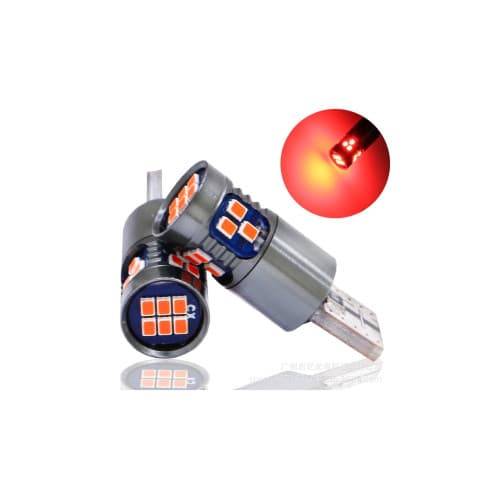 Bec T10 18SMD 2016 12V Canbus 400 lumen Lumina rosie Cod: HH024 3