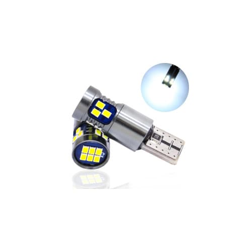 Set 2 becuri T10 18SMD 2016 Canbus 12V 400 lumen lumina alba Cod: HH023 3