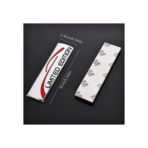 Ornament metalic auto "Limited Edition" negru 9x2.4cm Cod: ART-LE1B 3