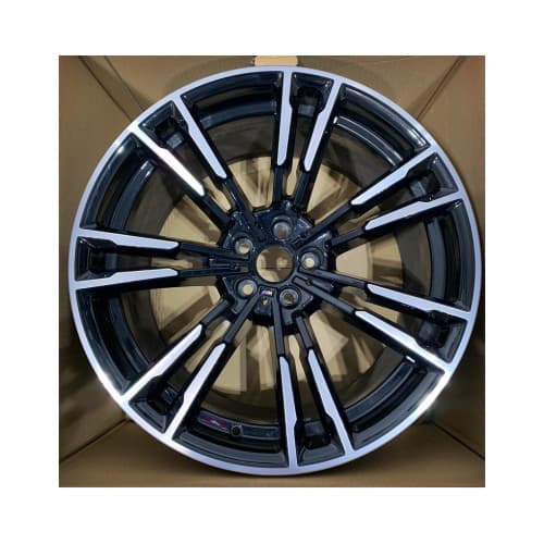 Jante PDW 19x8.5 fata 19x9.5 spate 5x112 ET28 ET35 negru polish compatibile BMW Cod: L95380F17 / L95380R74 NX 3