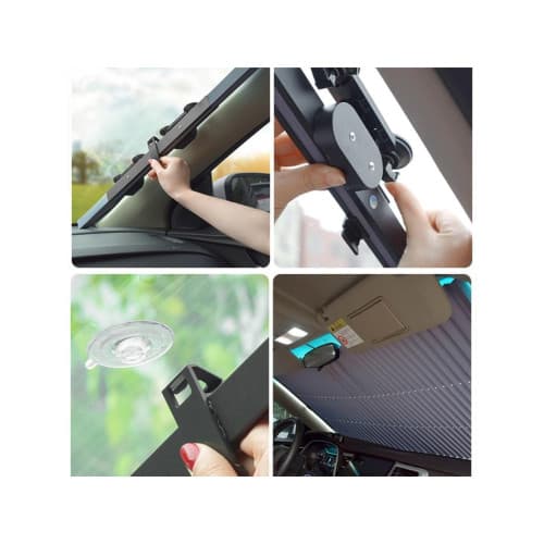 Parasolar auto retractabil latime 70cm Cod: PRSRET70 3