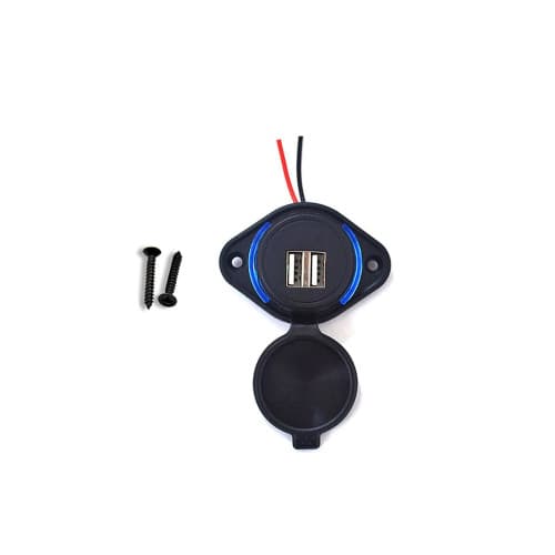 Panou mufa USB 4,8A si siguranta Cod: MCA035B 2