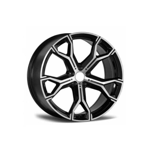 Jante PDW 20x9 fata 20x10.5 spate 5x120 ET40 ET37 negru polish compatibile BMW Cod: LA5445F07 NX / LA5445R93 NX