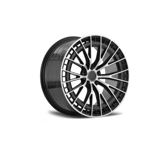 Jante PDW 19x8 fata 19x9 spate 5x112 ET45 ET60 negru polish compatibile Mercedes Cod: FF957461980-03 / FF957461990-98