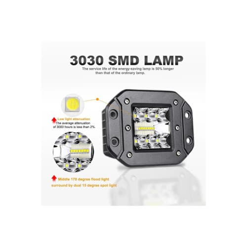 Proiector LED 48W 12V-24V spot 30° Cod: ARTW63 3