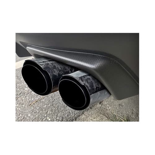 Ornament toba dublu carbon forjat intrare 63mm parte stanga sau dreapta Cod: NXMS89-63 3