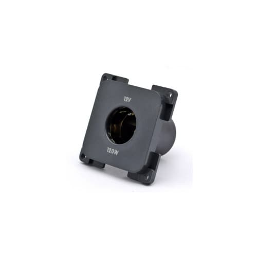 Mufa priza bricheta 120W 10A 12V incastrabila Cod: DS1201 2