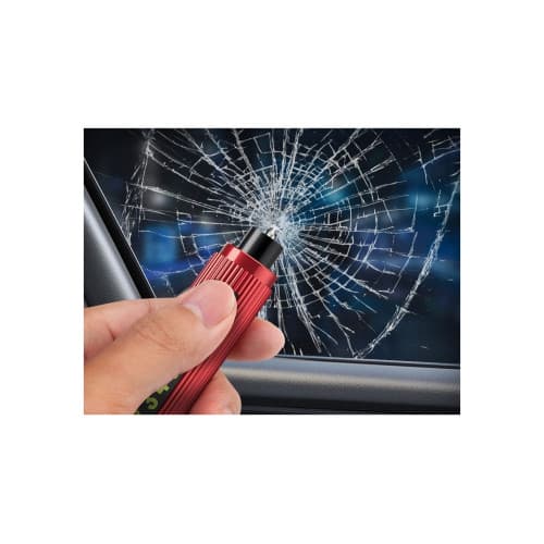 Suport afisaj numar telefon parcare temporara cu ciocan pentru spart geamuri si cutter pentru centura Cod: JCQ-05 4