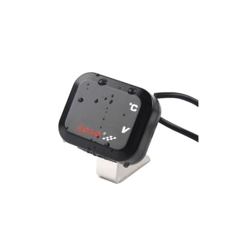 Termometru 4 in1 + mufa bord incarcator USB 3A + voltmetru 12V Cod: DS4030 3