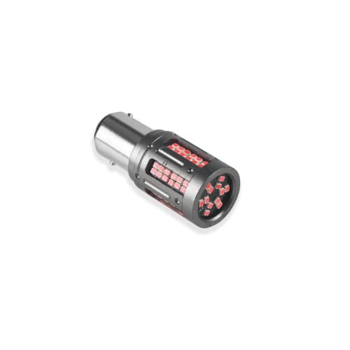 Set 2 becuri 2 faze BAZ15D 84SMD Canbus 12V-24V nonpolar lumina Rosie 1000 lumen 25w Cod: HH009 3