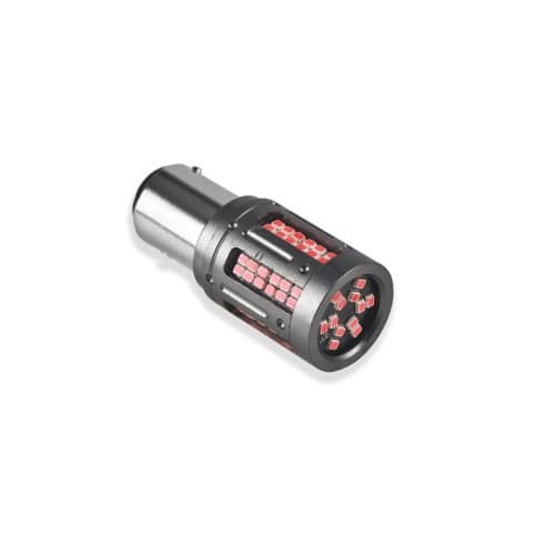 Set 2 becuri o faza T.N. BAU15S 84SMD Canbus 12V-24V nonpolar lumina rosie 1000 lumen 25W Cod: HH004 2