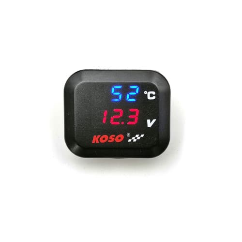 Termometru 4 in1 + mufa bord incarcator USB 3A + voltmetru 12V Cod: DS4030