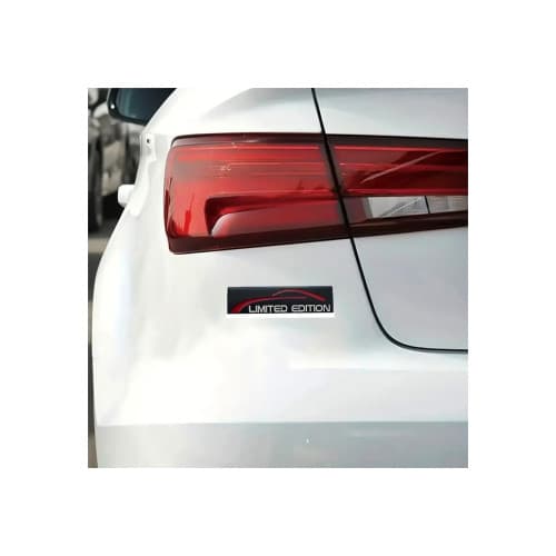 Ornament metalic auto "Limited Edition" negru 9x2.4cm Cod: ART-LE1B 4