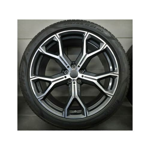 Jante PDW 20x9 fata 20x10.5 spate 5x120 ET40 ET37 negru polish compatibile BMW Cod: LA5445F07 NX / LA5445R93 NX 4