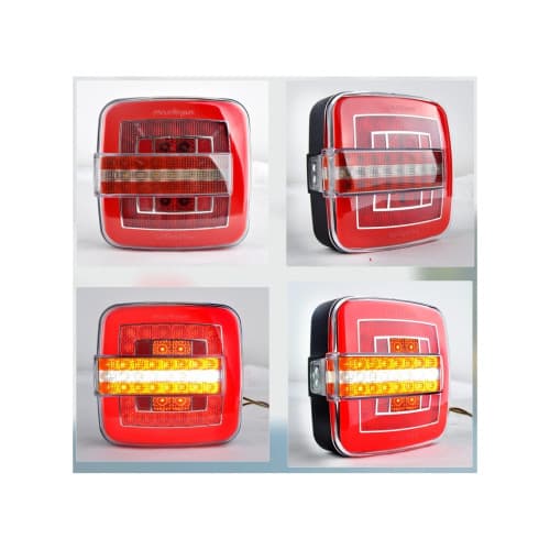 Lampa stop patrata LED SMD 24V Cod: 202101-D 2