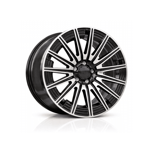 Jante PDW 19x8 fata 19x9 spate 5x112 ET40 ET58 negru polish compatibile Mercedes Cod: FF957521980-98 / FF957521990-03