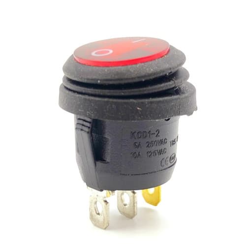 Buton cu LED 12V (waterproof) Cod:W15758