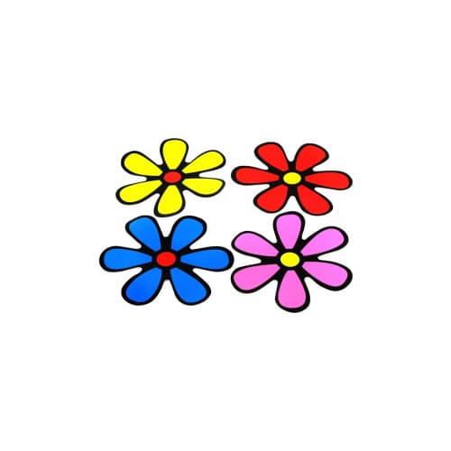 Abtibild Floricele diverse culori auto decorativ pentru exterior si interior Cod: AN23