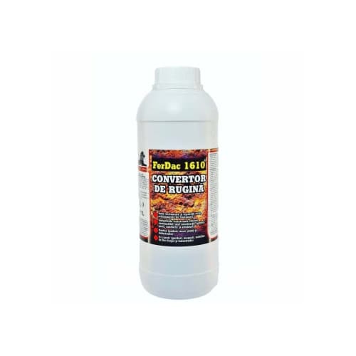Convertor rugina profesional Ferdac 1610, 1L, solutie antirugina pentru metal si auto