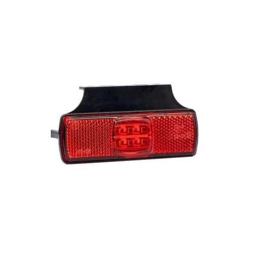 Lampa LED gabarit, culoare rosu ,cu suport lateral 12/36V Cod:FT-017C