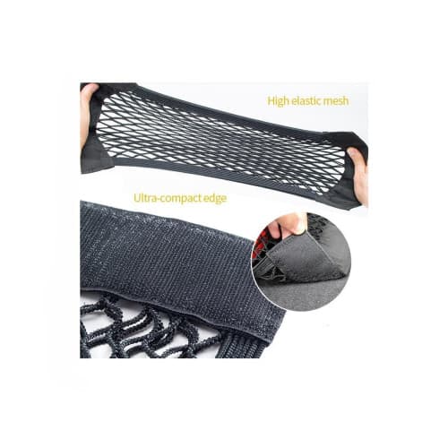 Plasa elastica / organizator portbagaj tip buznar cu scai si banda dublu adeziva XL 25x70cm Cod: EM-70 2