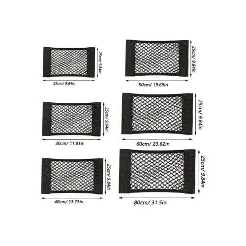 Plasa elastica / organizator portbagaj tip buznar cu scai si banda dublu adeziva XL 25x70cm Cod: EM-70 3