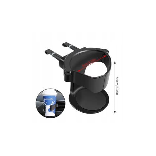 Suport pahar prindere grila ventilatie cu 3 adaptoare Cod: B-1101 2