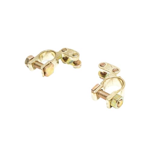 Set borne baterie din cupru cu strangere pe surub Cod: BK80242 2