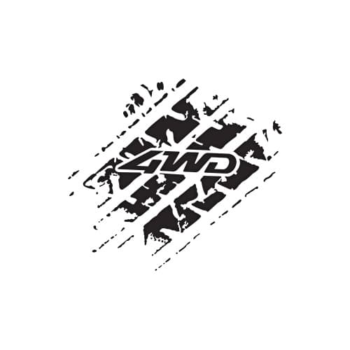 Abtibild 4WD diverse culori auto decorativ pentru exterior si interior Cod: PK-3