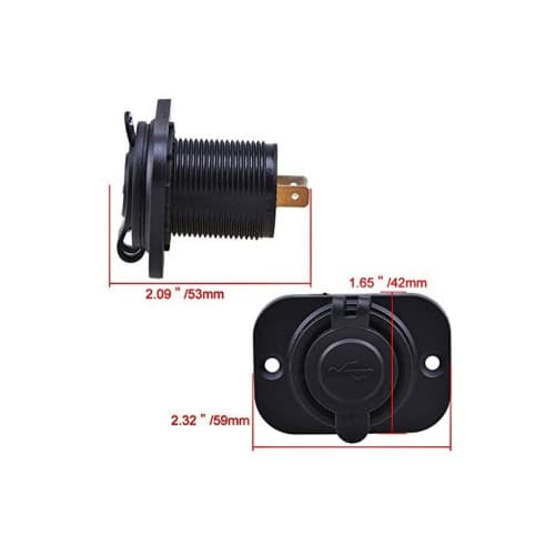 Mufa bord USB 12-24V Cod: SPP03 3