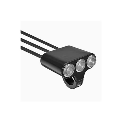 Intrerupator moto aluminiu cu 3 butoane Cod: WCC001 4