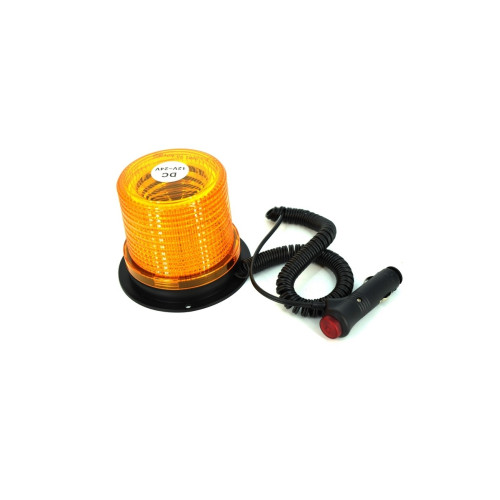 Girofar omologat U.E. cu 30 SMD IP65 12-24V lumina portocalie. Cod: ART-HD06